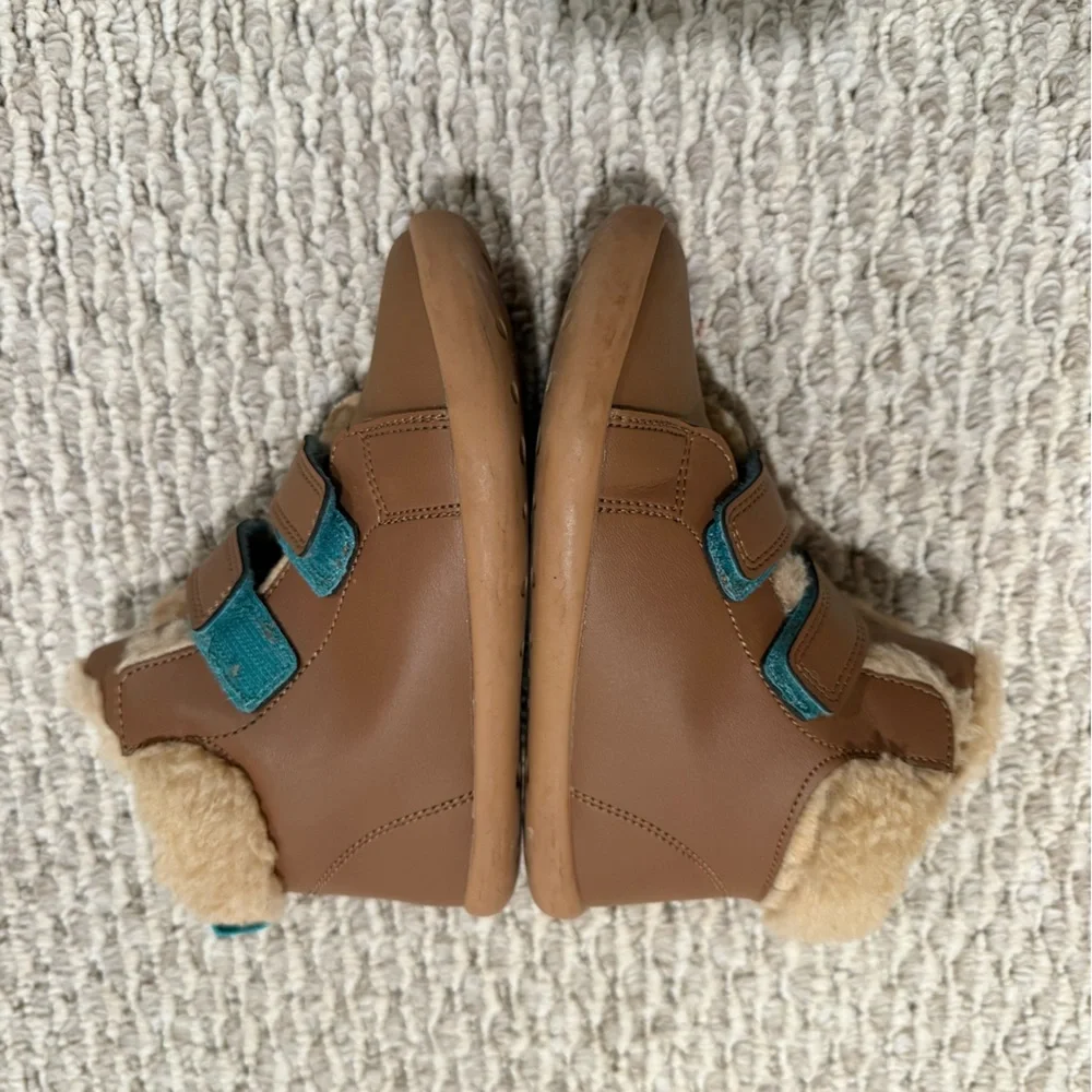 Ten Little Furry High Tops Sz 12
